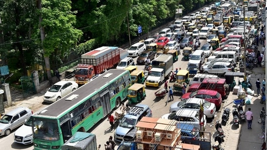 Traffic congestions expected on Old Madras road till Aug, (Pic for representation)
