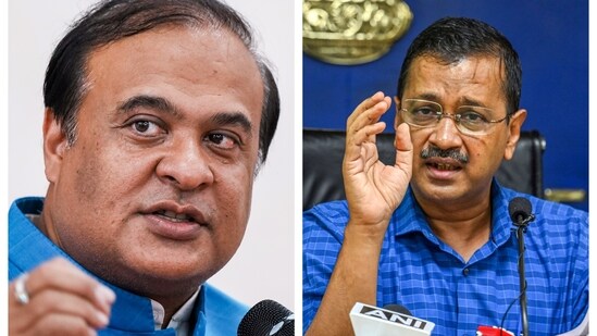 Himanta Biswa Sarma said he is ready to visit Delhi CM Arvind Kejriwal's house.