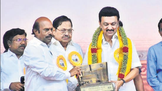 Tamil Nadu unit of the Bharatiya Janata Party said on Sunday that chief minister and DMK president M K Stalin must say firmly at the Opposition parties’ meet in Bengaluru that Karnataka will not be allowed to construct Mekedatu dam. (PTI)