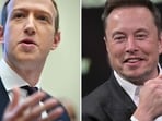 Tech titans Zuckerberg and Musk are engaged in a fierce business rivalry that has even spilt over into a playground spat. (AFP)