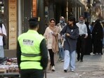 Iranian women walk on a street during the revival of morality police in Tehran, Iran, July 16, 2023.