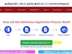 TNDALU 3-year LLB admission 2023: Registration begins at tndalu.ac.in TNDALU 3-year LLB admission 2023: Registration begins at tndalu.ac.in