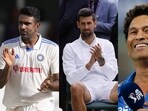 Ashwin and Tendulkar were clearly following the thrilling Wimbledon final Ashwin and Tendulkar were clearly following the thrilling Wimbledon final