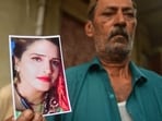Manzoor Hussain, the landlord of Seema Haider, who left for India to be with her partner Sachin Meena, shows her picture he found in the luggage after she departed in Dhani Bakhsh village in eastern Karachi. Manzoor Hussain, the landlord of Seema Haider, who left for India to be with her partner Sachin Meena, shows her picture he found in the luggage after she departed in Dhani Bakhsh village in eastern Karachi.