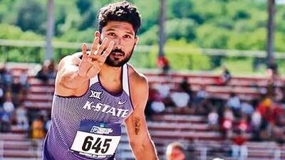 Tejaswin Shankar is currently fourth in Asia in decathlon (7648 points achieved in an event in US) with China's Sun Qihao (7852) the season’s leader. Tejaswin Shankar is currently fourth in Asia in decathlon (7648 points achieved in an event in US) with China's Sun Qihao (7852) the season’s leader.