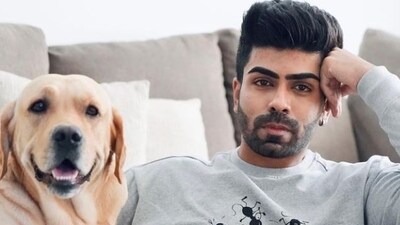 Akash Choudhary was accompanied by his pet dog when he met with the accident.