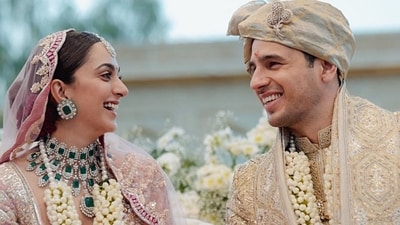 Kiara Advani tied the knot with actor Siddharth Malhotra in Jaisalmer, Rajasthan. (Instagram/@kiaraaliaadvani) Kiara Advani tied the knot with actor Siddharth Malhotra in Jaisalmer, Rajasthan. (Instagram/@kiaraaliaadvani)