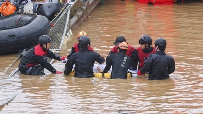 Nearly 200 homes and around 150 roads were damaged or destroyed across the country, while 28,607 people were without electricity over the past several days, the Ministry of the Interior and Safety said in a report.&nbsp; (REUTERS)