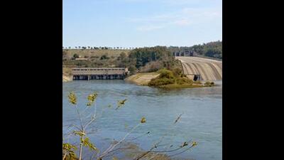 As the water level of the Pong dam on Beas rose by over two feet on Monday, the Bhakra Beas Management Board (BBMB) opened the floodgates releasing 13,848 cusecs of water, officials said . As the water level of the Pong dam on Beas rose by over two feet on Monday, the Bhakra Beas Management Board (BBMB) opened the floodgates releasing 13,848 cusecs of water, officials said .