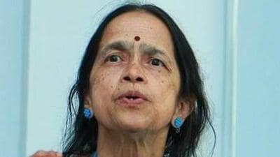 Born on 17 May 1943, she completed her graduation and post graduation from Mumbai University. (File photo) Born on 17 May 1943, she completed her graduation and post graduation from Mumbai University. (File photo)