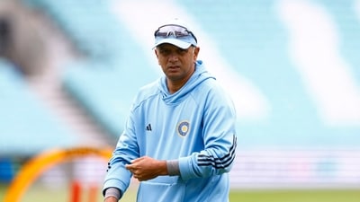 India's head coach Rahul Dravid during practice Action Images (Action Images via Reuters)