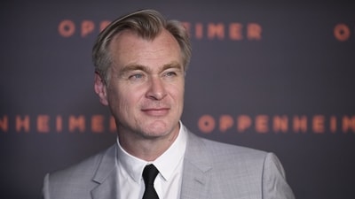 Christopher Nolan poses at the premiere of his movie Oppenheimer in Paris on July 11, 2023. (AFP) Christopher Nolan poses at the premiere of his movie Oppenheimer in Paris on July 11, 2023. (AFP)