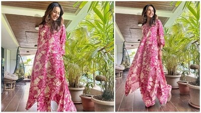 The gorgeous Rakul Preet enchanted her Instagram family with her latest captivating photos in a pink floral-printed kaftan set. (Instagram/@rakulpreet) The gorgeous Rakul Preet enchanted her Instagram family with her latest captivating photos in a pink floral-printed kaftan set. (Instagram/@rakulpreet)