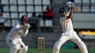 Kohli took over 80 balls to his first boundary. (AP) Kohli took over 80 balls to his first boundary. (AP)