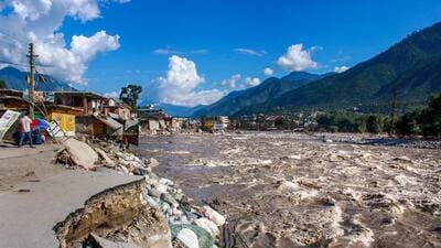 Heavy rain, cloudbursts and landslides have claimed 122 lives and caused widespread damage across the state since June 24. (PTI) Heavy rain, cloudbursts and landslides have claimed 122 lives and caused widespread damage across the state since June 24. (PTI)