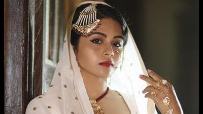 Lucknow girl and actor Sakshi Benipuri in an Awadhi attire (Instagram)