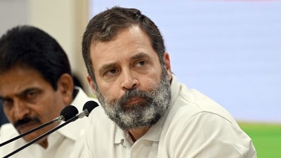 Rahul Gandhi has urged the top court to immediately stay his conviction to enable him to regain his MP status. (Hindustan Times) (HT_PRINT) Rahul Gandhi has urged the top court to immediately stay his conviction to enable him to regain his MP status. (Hindustan Times) (HT_PRINT)