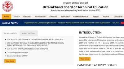 UBTER round 1 seat allotment results releasing today UBTER round 1 seat allotment results releasing today