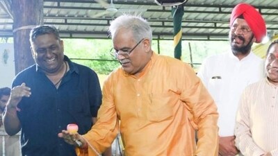 Chhattisgarh CM Bhupesh Baghel inaugurates Chhattisgarhia Olympics Chhattisgarh CM Bhupesh Baghel inaugurates Chhattisgarhia Olympics