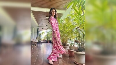 Rakul Preet's kaftan set is worth Rs. 15,950, as per the official website of the label. (Instagram/@rakulpreet) Rakul Preet's kaftan set is worth Rs. 15,950, as per the official website of the label. (Instagram/@rakulpreet)