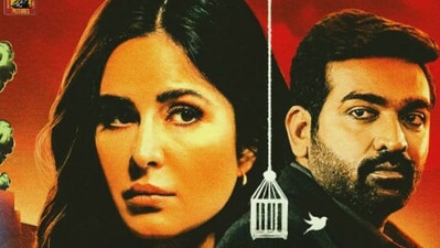 Merry Christmas: Katrina Kaif and Vijay Sethupathi feature on the poster.
