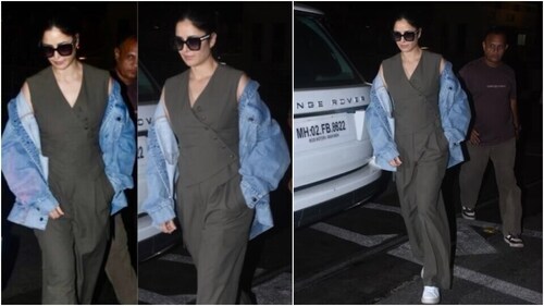 Katrina Kaif stuns in a co-ord waistcoat and pant set. Katrina Kaif stuns in a co-ord waistcoat and pant set.