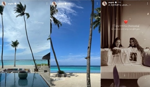 Angira Dhar shared some pictures from Katrina Kaif's birthday trip to Maldives. Angira Dhar shared some pictures from Katrina Kaif's birthday trip to Maldives.