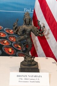 A bronze Nataraja belonging to the 17th-18th century C.E A bronze Nataraja belonging to the 17th-18th century C.E