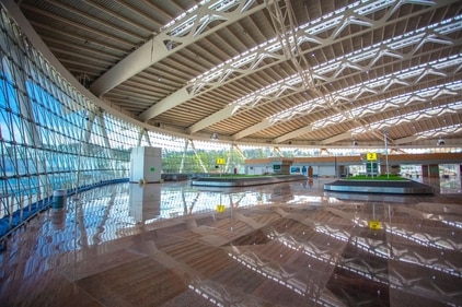The building will be equipped with 28 check-in counters. The building will be equipped with 28 check-in counters.
