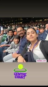 Ira Khan's Instagram Story. Ira Khan's Instagram Story.