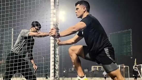 Angad Bedi has been training for a few years now.