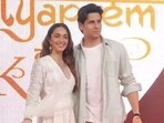 Kiara Advani and Sidharth Malhotra pose together at a special screening of Satyaprem Ki Katha in Mumbai. Kiara Advani and Sidharth Malhotra pose together at a special screening of Satyaprem Ki Katha in Mumbai.