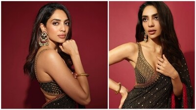 Sobhita Dhulipala earlier stepped out to attend an award show in Mumbai wearing a sohini embroidered saree by ace Indian designer Ritu Kumar. (Instagram/@sobhitad) Sobhita Dhulipala earlier stepped out to attend an award show in Mumbai wearing a sohini embroidered saree by ace Indian designer Ritu Kumar. (Instagram/@sobhitad)