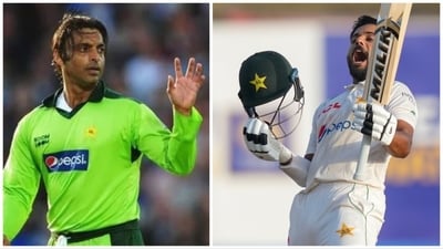 Shoaib Akhtar was all praise for Saud Shakeel (AP-Getty Images)