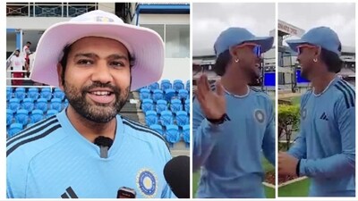 Rohit Sharma called out Ishan Kishan while interacting with reporters (BCCI-Twitter-Screengrab)