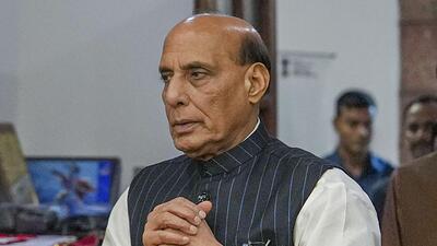 Defence minister Rajnath Singh (PTI File Photo)