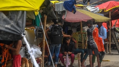 According to reports, the estimated loss of property, businesses and earnings may run into crores. (Raj K Raj/ Hindustan Times) According to reports, the estimated loss of property, businesses and earnings may run into crores. (Raj K Raj/ Hindustan Times)