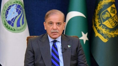 Pakistan's Prime Minister Shehbaz Sharif. (via REUTERS)