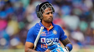 Indian batter Suryakumar Yadav is often hailed as the new 'Mr 360' in white-ball cricket (PTI) Indian batter Suryakumar Yadav is often hailed as the new 'Mr 360' in white-ball cricket (PTI)