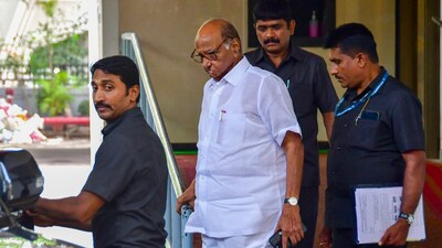 Nationalist Congress Party (NCP) President Sharad Pawar had skipped the dinner party on day 1. (PTI) Nationalist Congress Party (NCP) President Sharad Pawar had skipped the dinner party on day 1. (PTI)