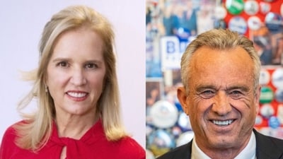 Robert F. Kennedy Jr. has been criticised by Kerry Kennedy for saying Covid-19 was "ethnically targeted" to attack certain ethnic groups (@KerryKennedyRFK/Twitter, photo by Joseph Prezioso / AFP) Robert F. Kennedy Jr. has been criticised by Kerry Kennedy for saying Covid-19 was "ethnically targeted" to attack certain ethnic groups (@KerryKennedyRFK/Twitter, photo by Joseph Prezioso / AFP)