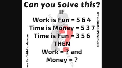 Do you think this brain teaser shared on the website Fun With Puzzles is easy to solve? (funwithpuzzles)