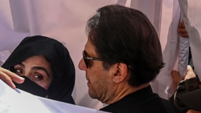 Imran Khan and Bushra Bibi