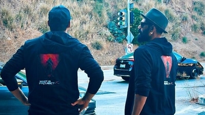 Prabhas and Rana Daggubati in the US ahead of Project K first glimpse launch