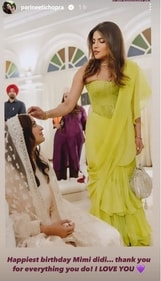 Parineeti Chopra shared a message for Priyanka Chopra on the latter's birthday. Parineeti Chopra shared a message for Priyanka Chopra on the latter's birthday.