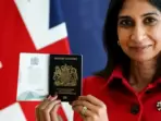 New UK passport is seen, New UK passport is seen,