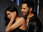 Varun Dhawan bites Janhvi Kapoor's ear during Bawaal photoshoot. Varun Dhawan bites Janhvi Kapoor's ear during Bawaal photoshoot.