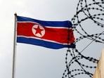 A North Korea flag.