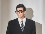 Karan Johar wrote about choosing to wear a monotone suit on his Instagram. Karan Johar wrote about choosing to wear a monotone suit on his Instagram.