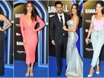 Janhvi Kapoor, Varun Dhawan, Nora Fatehi, Pooja Hegde and other starts attended the Bawaal screening on Tuesday. Janhvi Kapoor, Varun Dhawan, Nora Fatehi, Pooja Hegde and other starts attended the Bawaal screening on Tuesday.